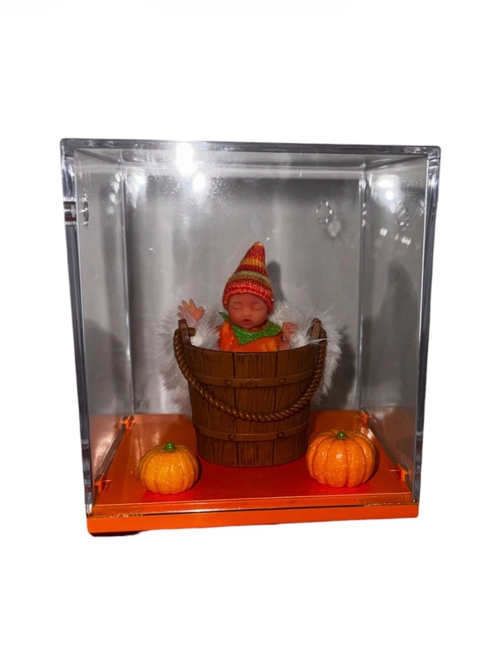 Zuru My Mini Baby Pumpkin Patch Series 1 In Acrylic Display Case